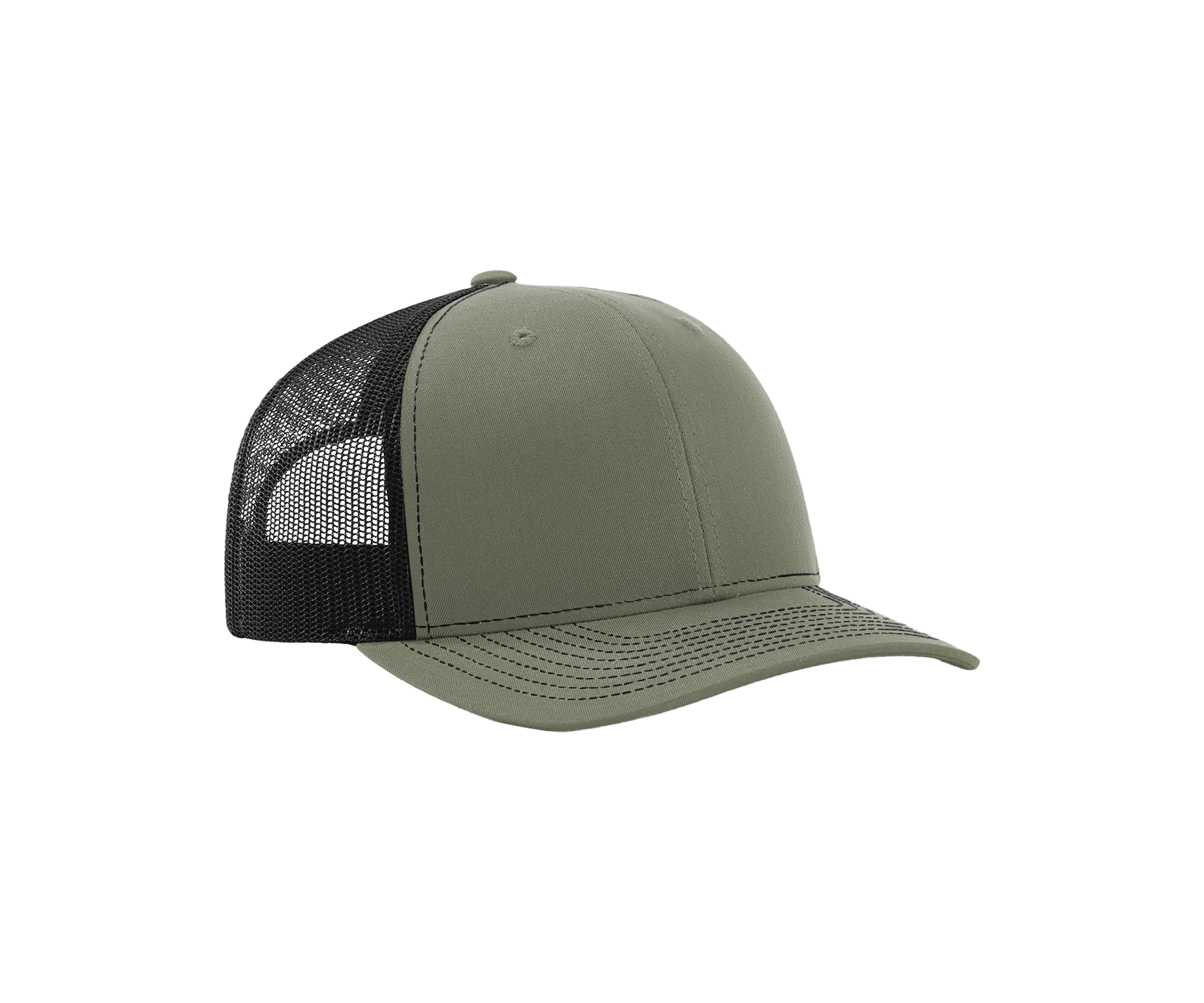 Custom Antler Hat Patch – Hand Traced Deer Antlers on Leather | Richardson 112 Trucker Cap