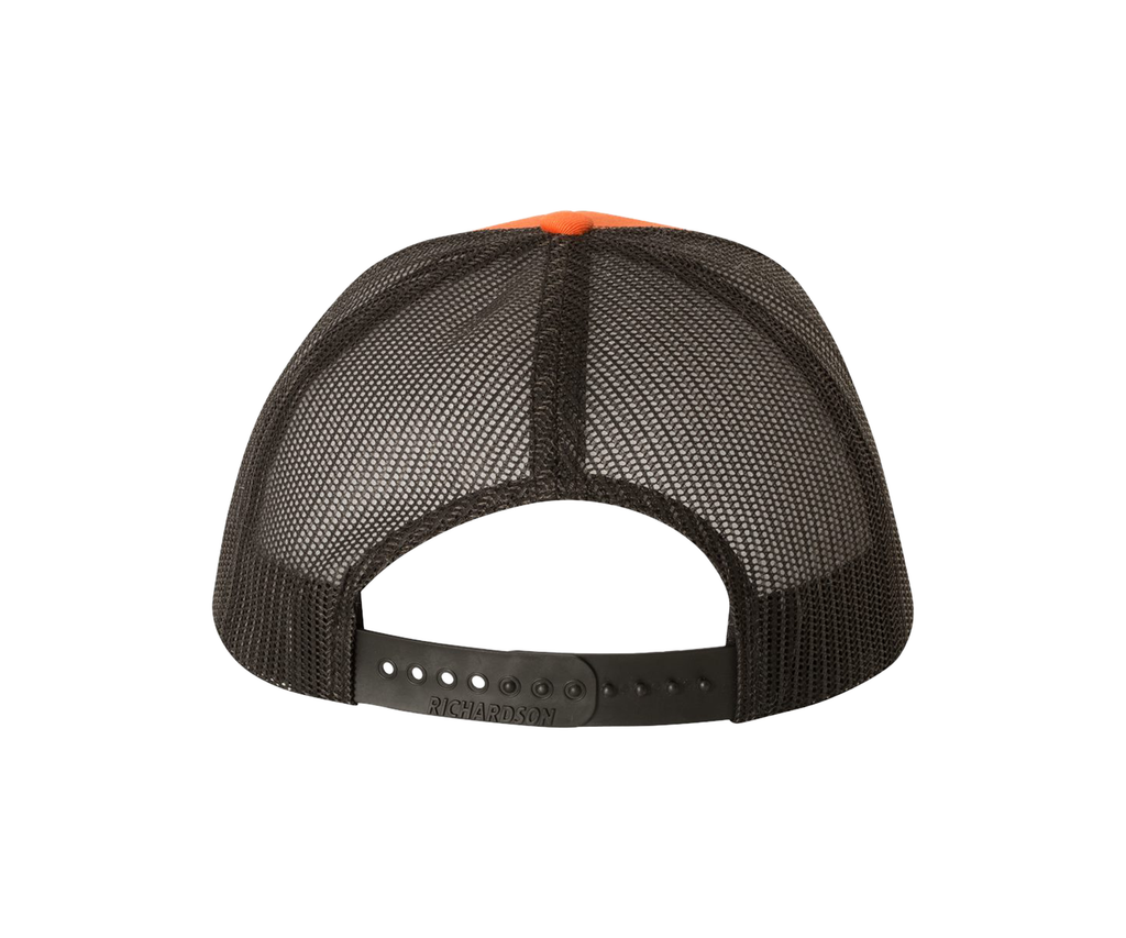 Custom Antler Hat Patch – Hand Traced Deer Antlers on Leather | Richardson 112 Trucker Cap